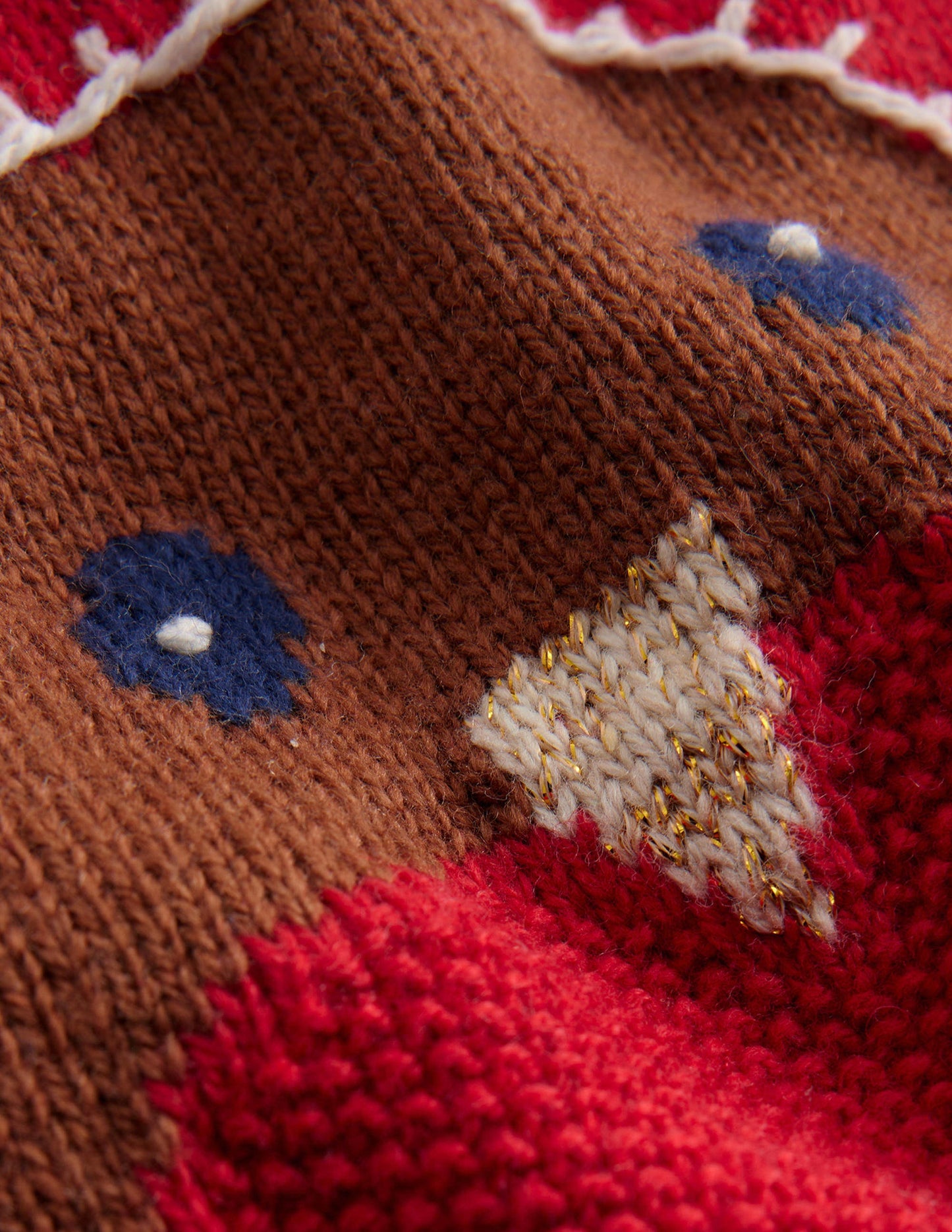 Novelty Jumper-Almond Pink Robin