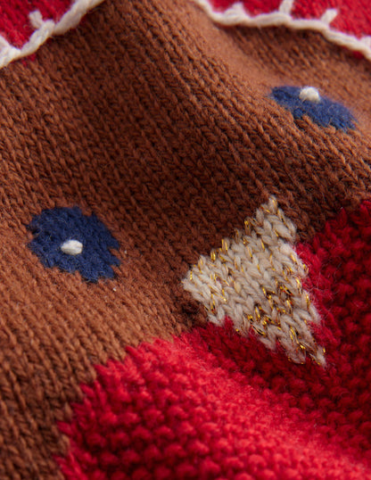 Novelty Jumper-Almond Pink Robin-3