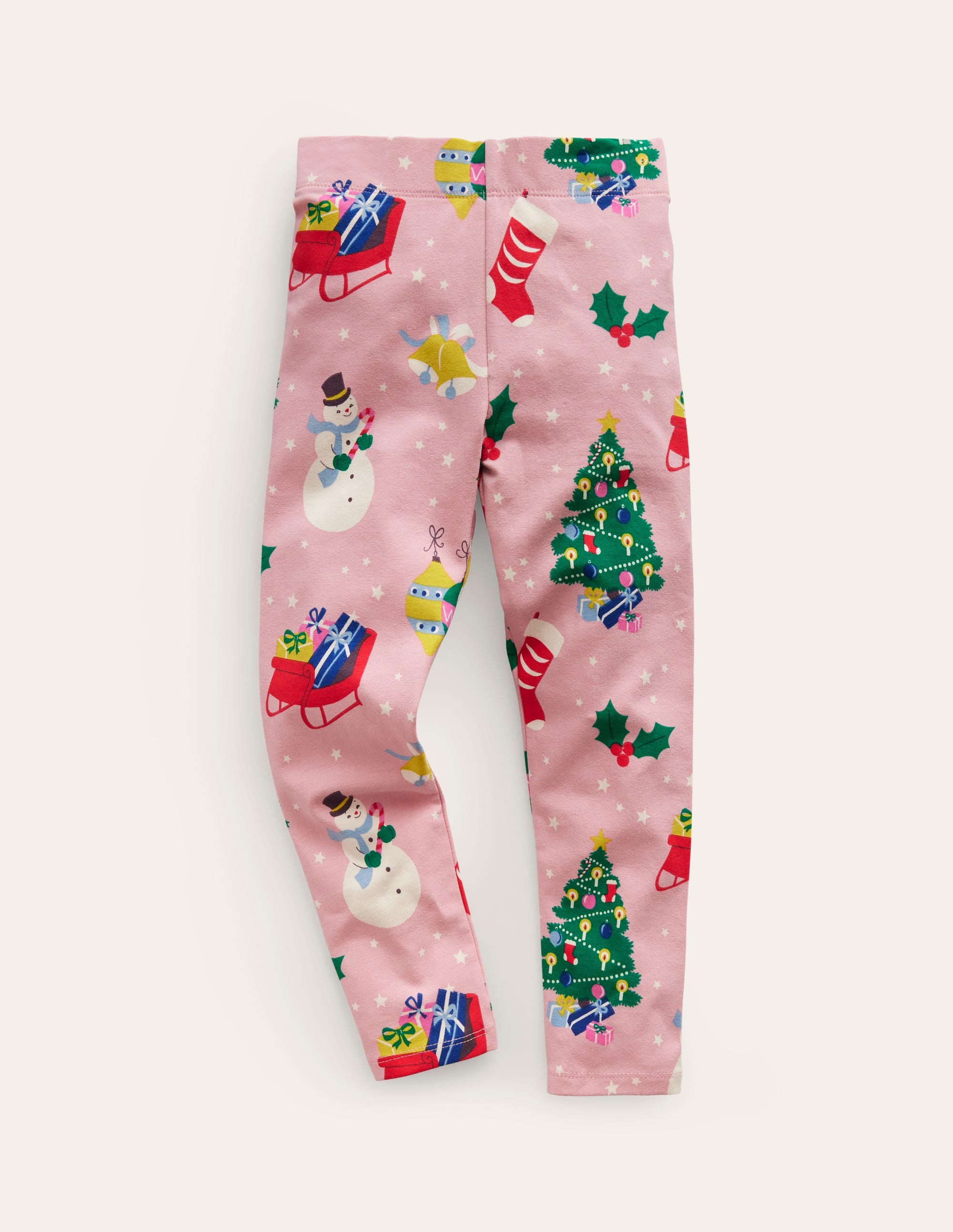 Fun Leggings-Tickled Pink/Gold Suns - Image 1