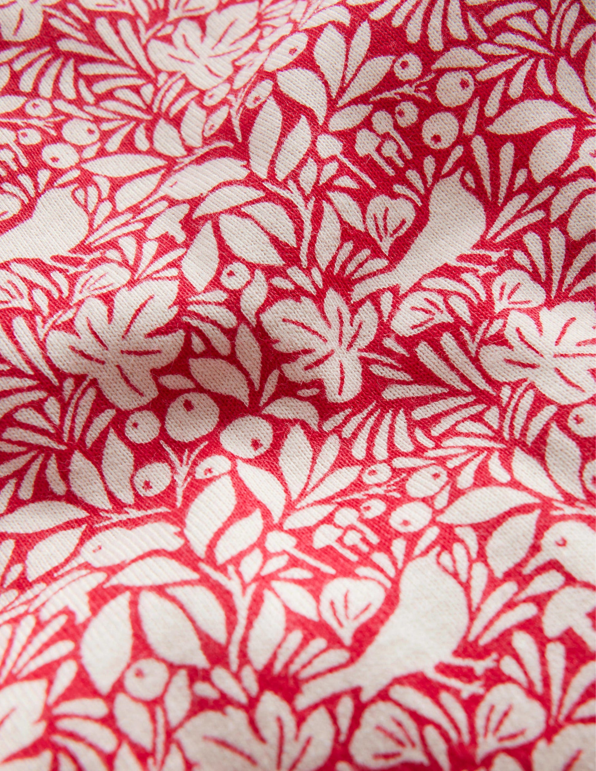 Snug Long John Pyjamas-Rockabilly Red Robins-3