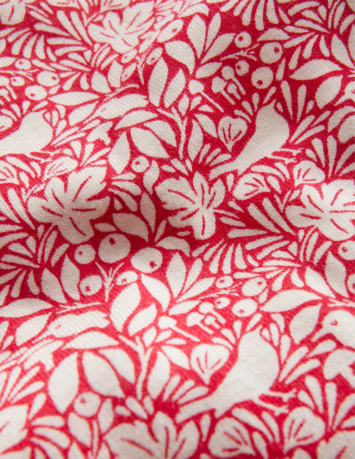Snug Long John Pyjamas-Rockabilly Red Robins - Image 3