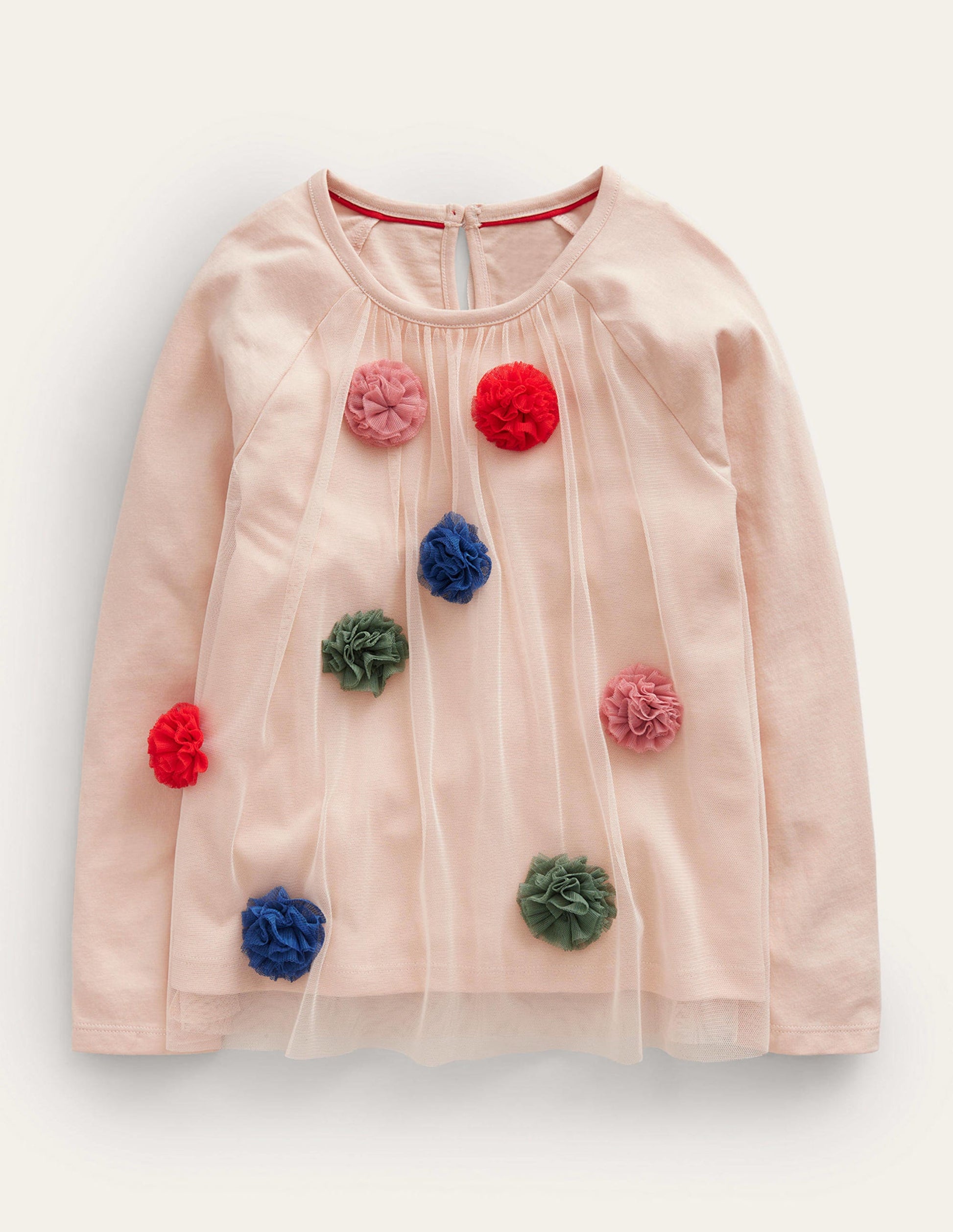 Tulle Applique T-Shirt-Sandpiper Baubles-1