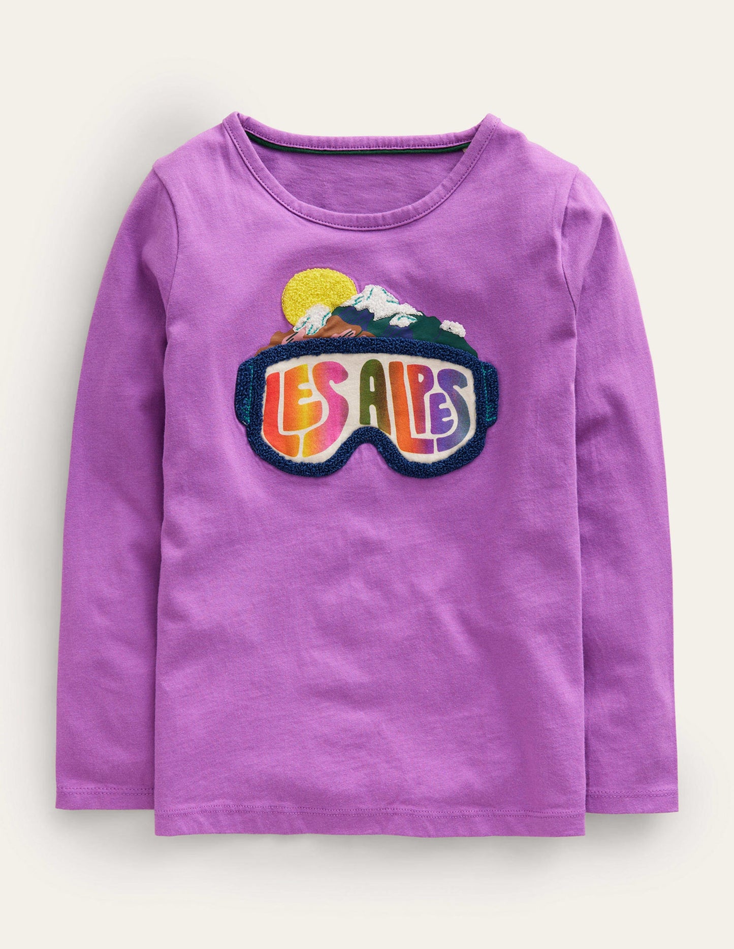 Boucle Logo T-shirt-Wisteria Purple Les Alpes