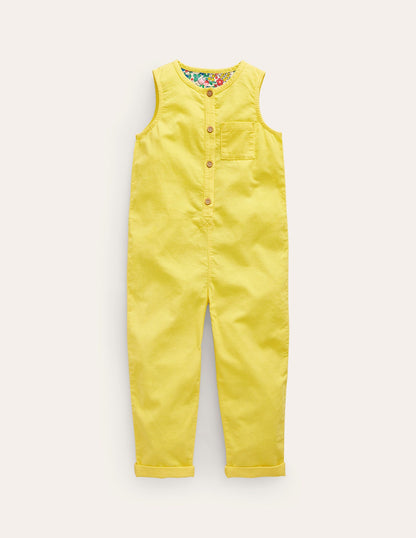 Cord Boilersuit-Sweetcorn Yellow