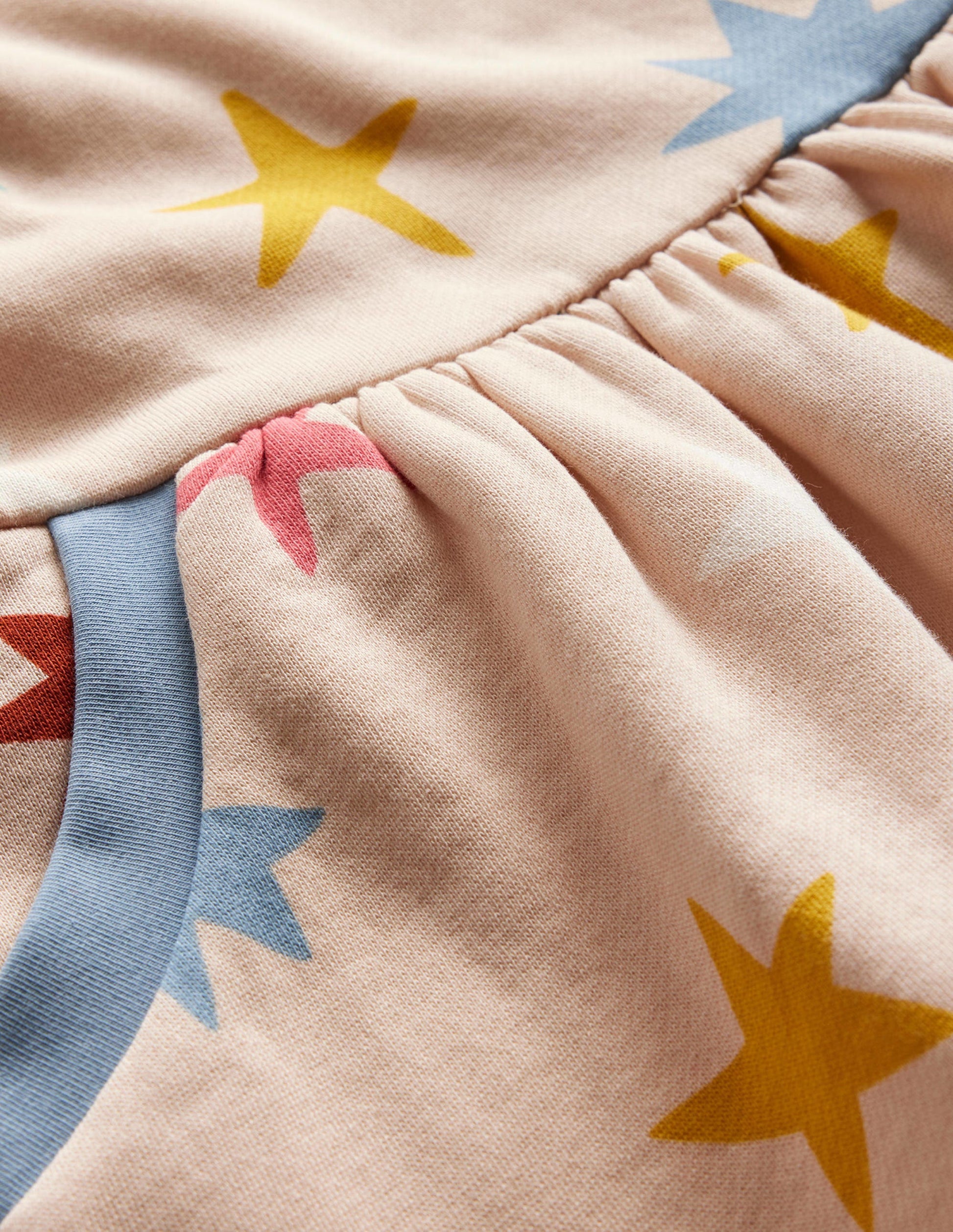 Cosy Printed Sweatshirt Dress-Sandpiper Multi Star-3