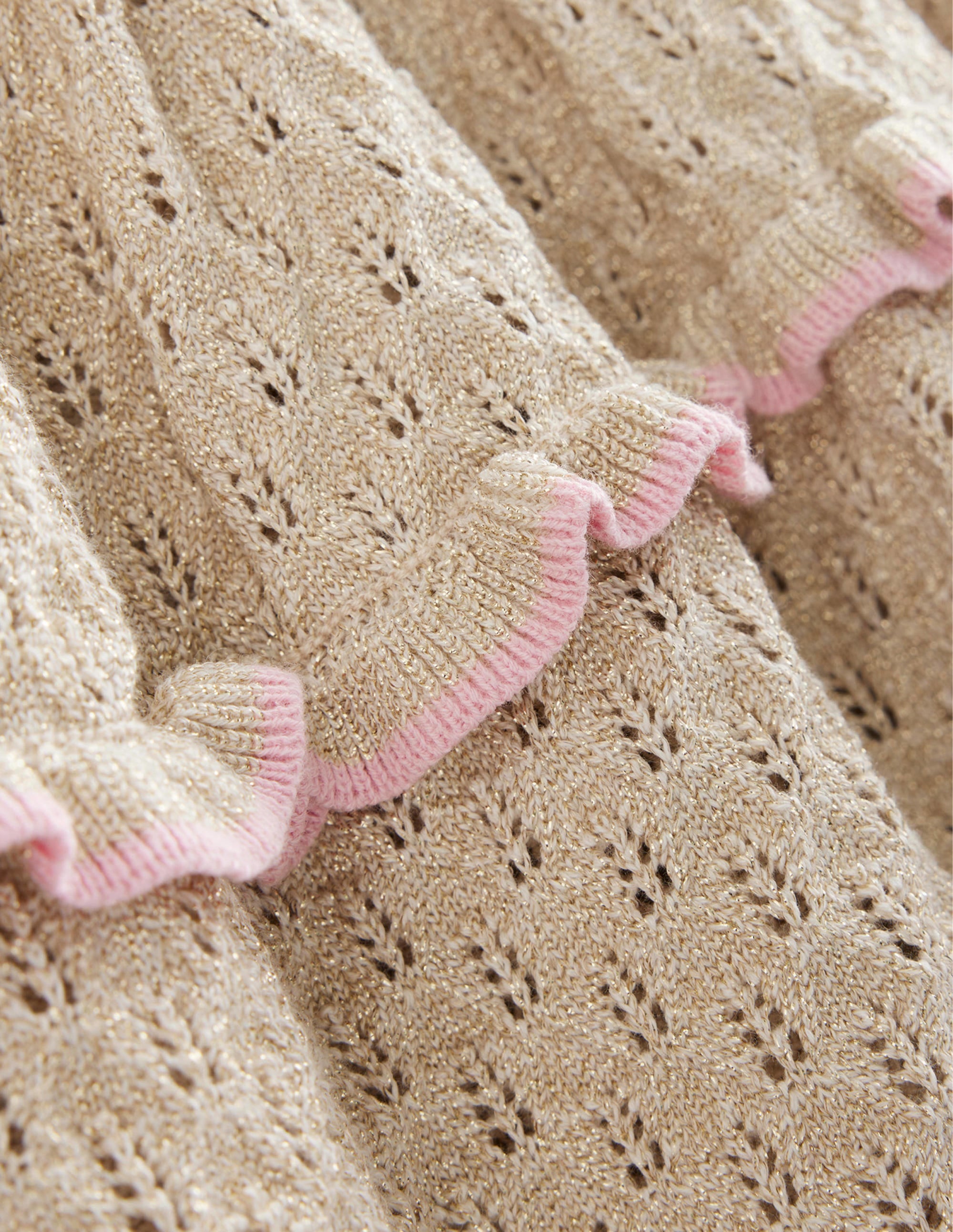 Sparkle Knitted Dress-Gold - Image 3
