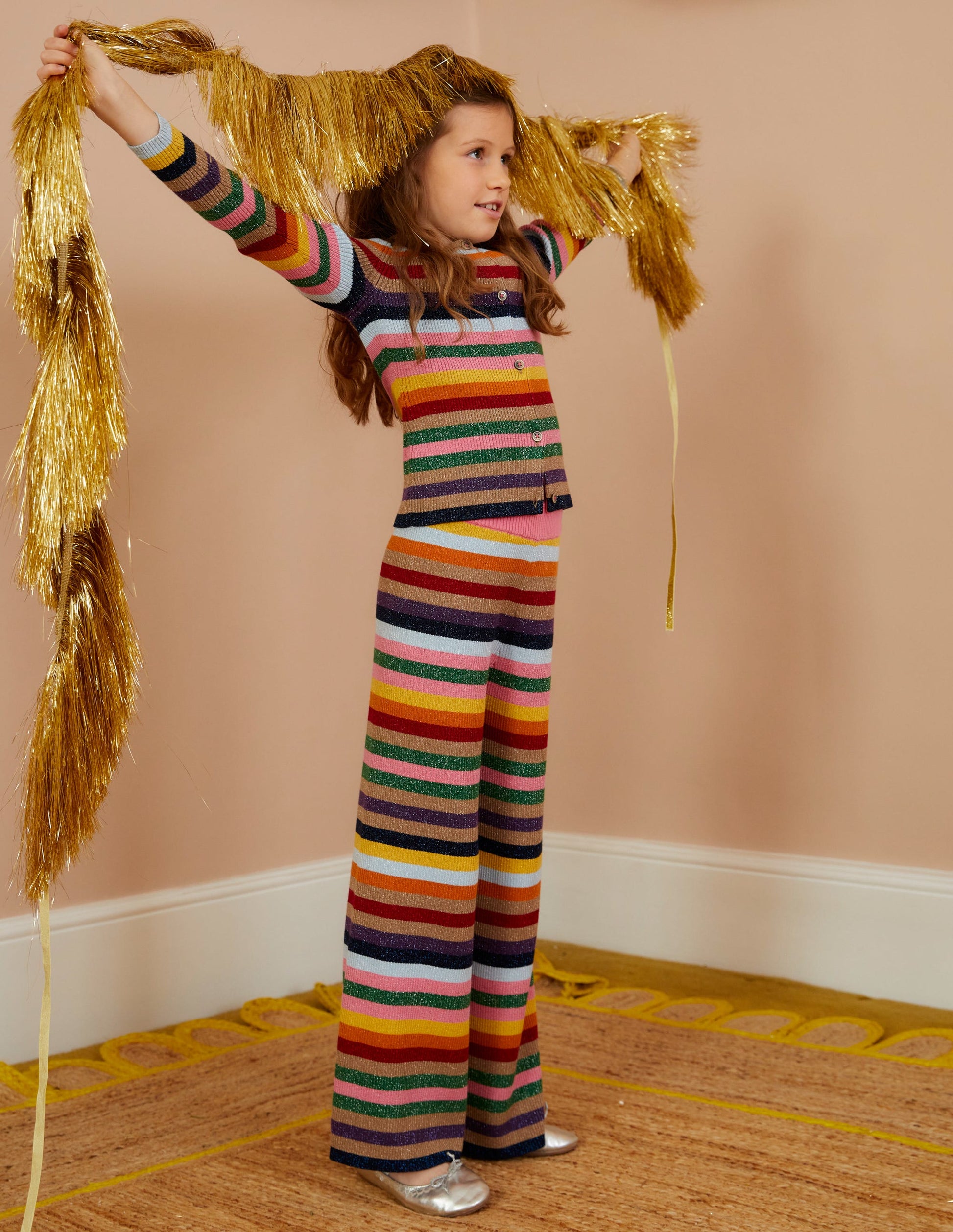 Sparkle Stripe Trousers-Multi Sparkle Stripe-4