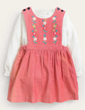 Woven Pinnie Set-Crab Apple Red