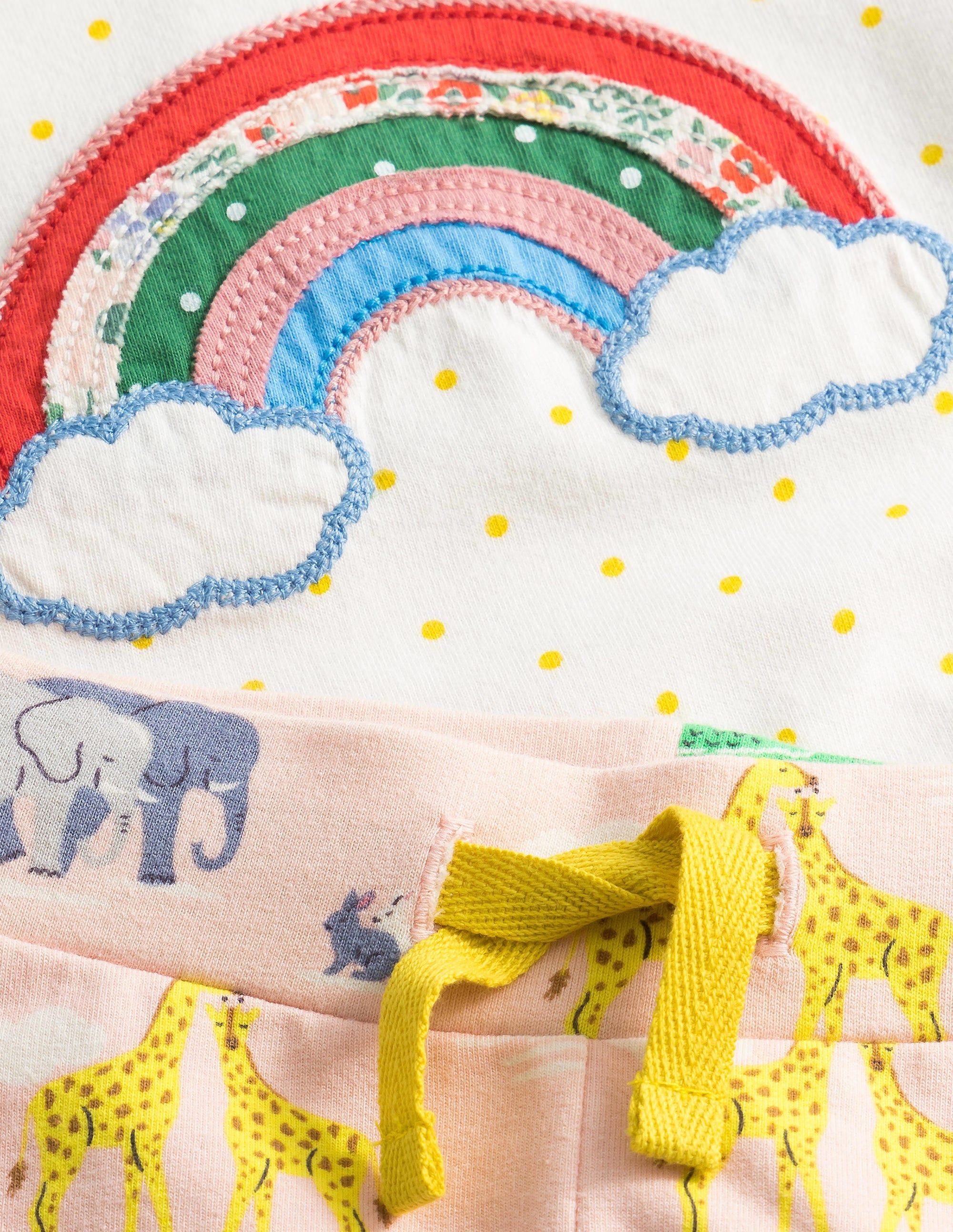 Jersey Play Set-Provence Dusty Pink Animals - Image 3