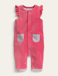 Jersey Cord Romper-Desert Rose