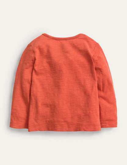 Garment Wash T-Shirt-Jam Red-2