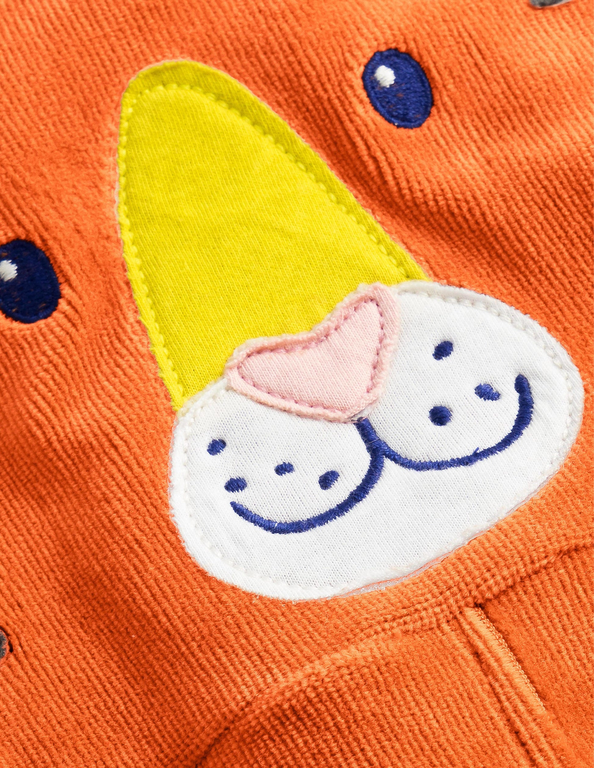 Appliqué Dungarees-Autumn Maple Tiger-3