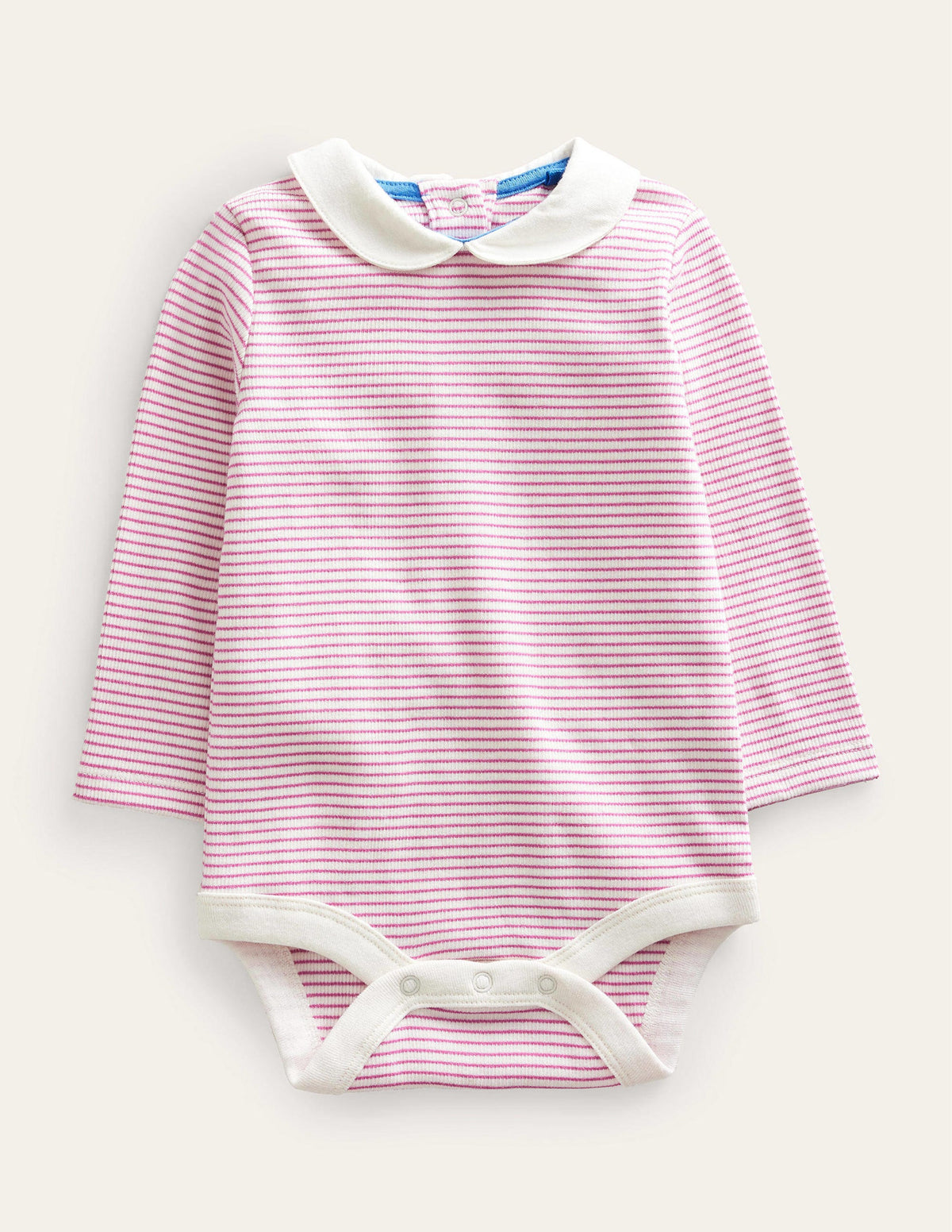 Ribbed Body-Ivory/Pink-1