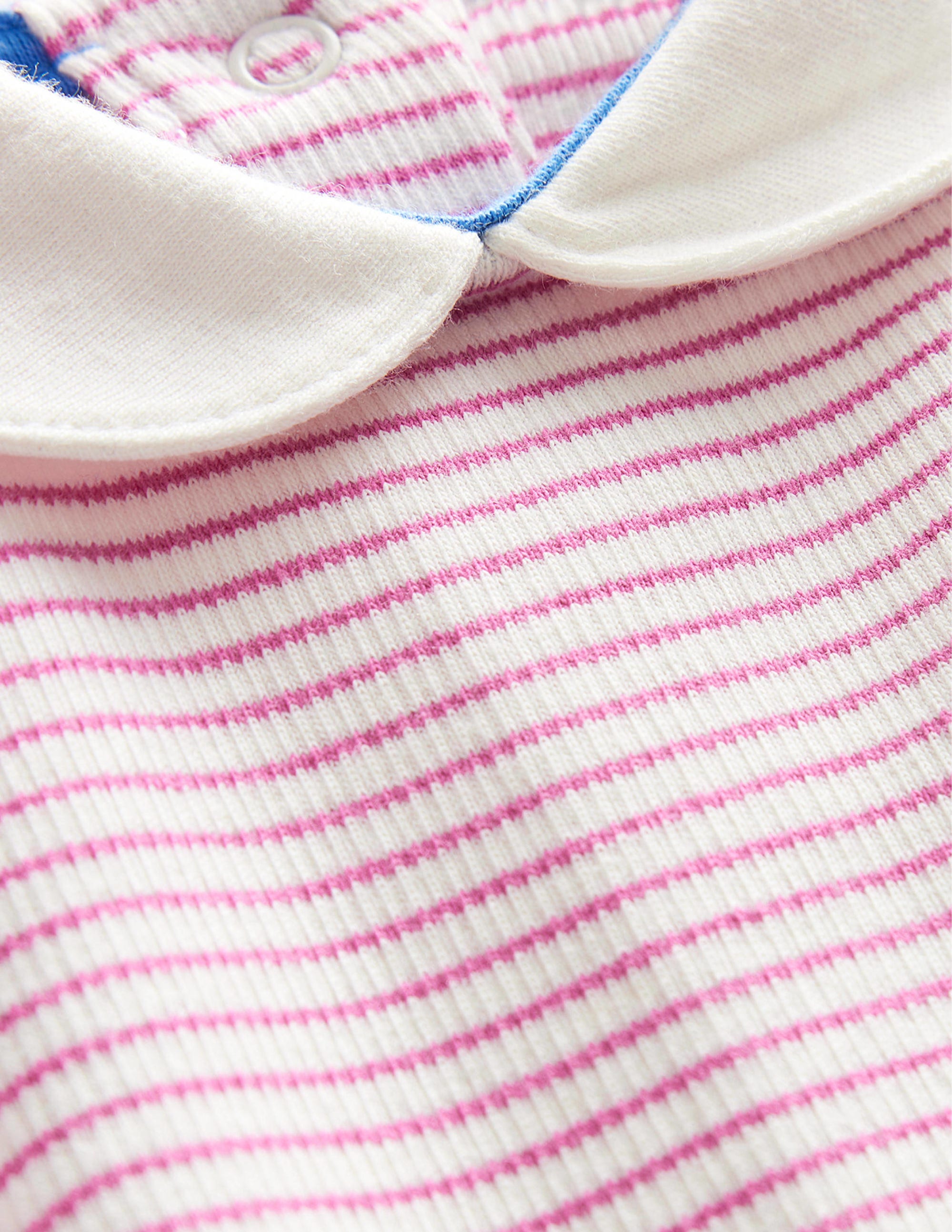 Ribbed Body-Ivory/Pink - Image 2