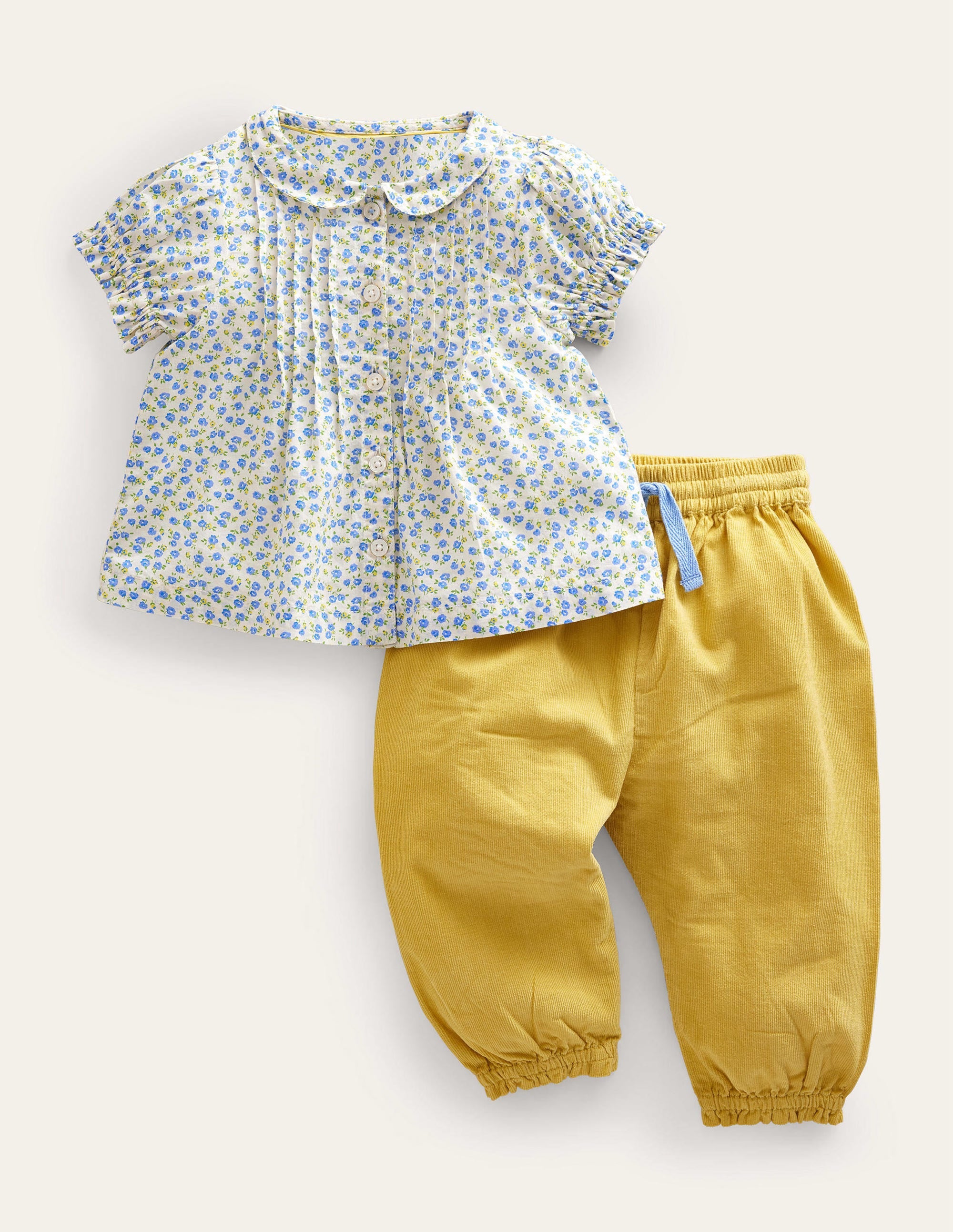 Nostalgic Woven Playset-Vista Blue Floral - Image 1