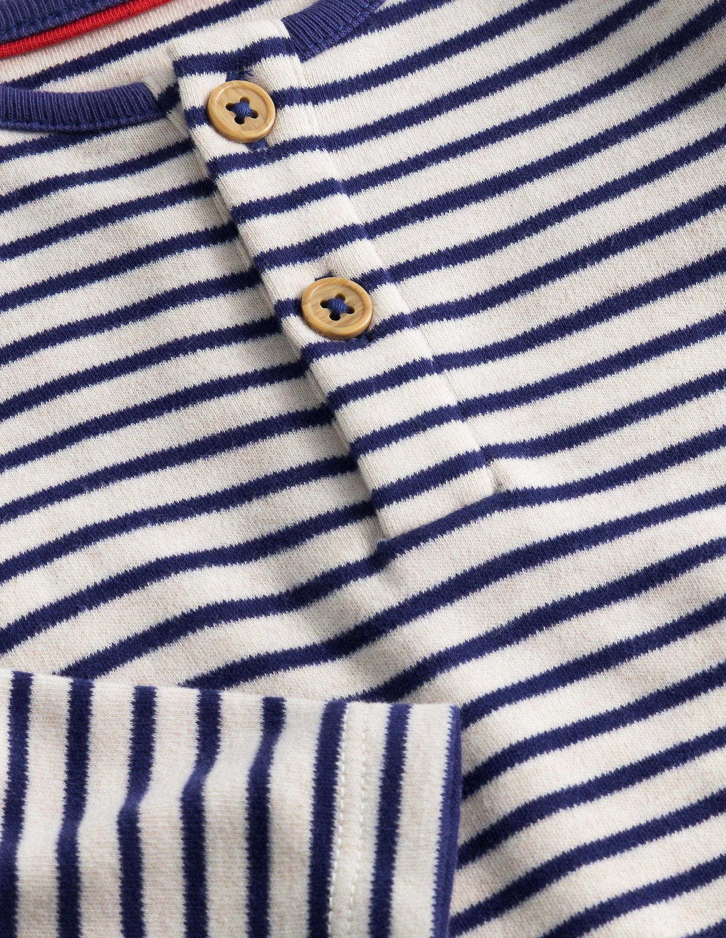 Cosy Henley Body-Oatmeal/Starboard