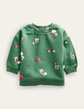 Relaxed Sweatshirt-Deep Grass Green Bugs