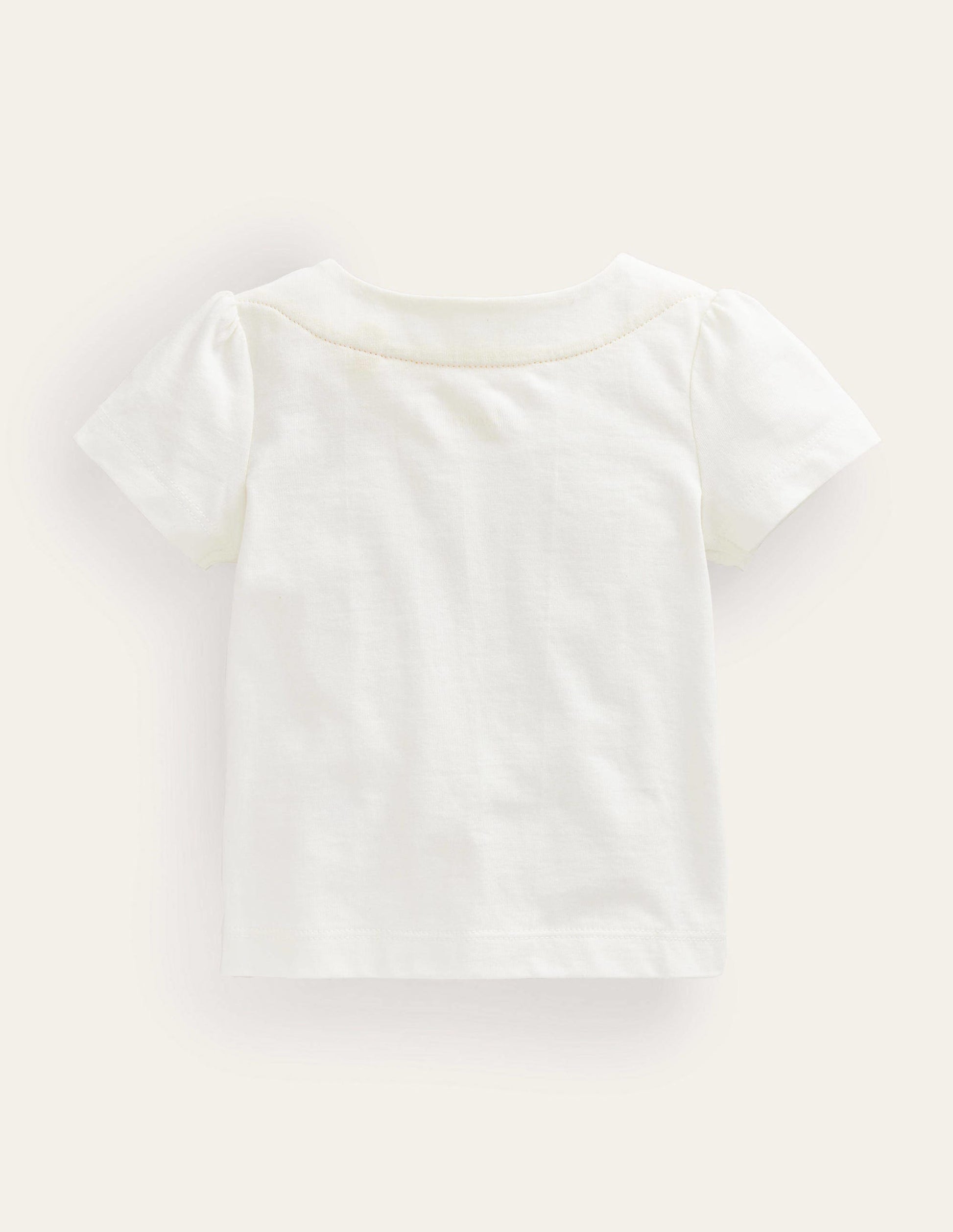 Sweet Appliqué Tee-Ivory Chick-2