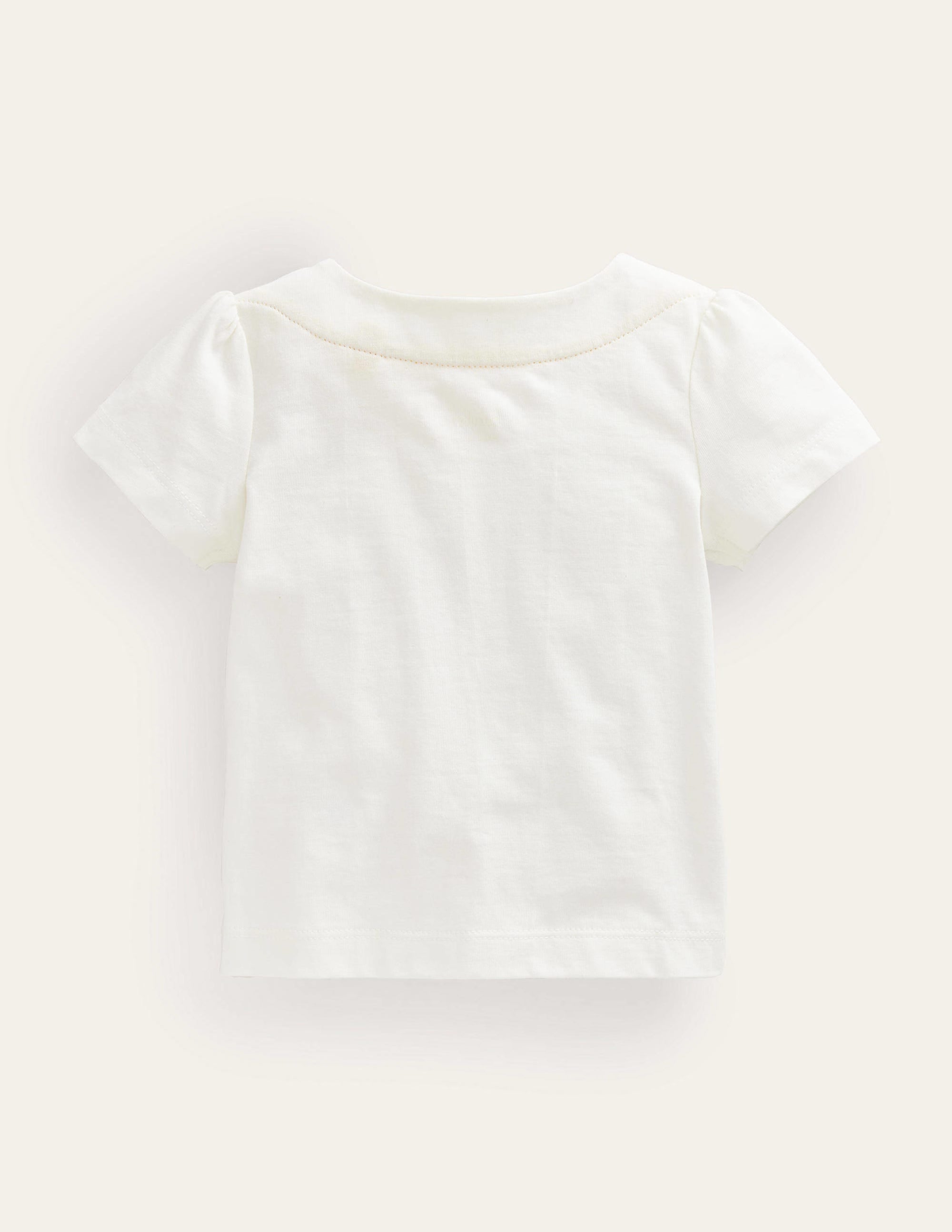 Sweet Appliqué Tee-Ivory Chick - Image 2