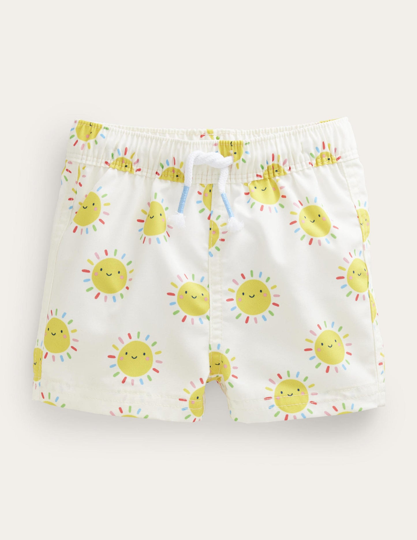 Baby Swim Shorts-Multi Rainbow Suns