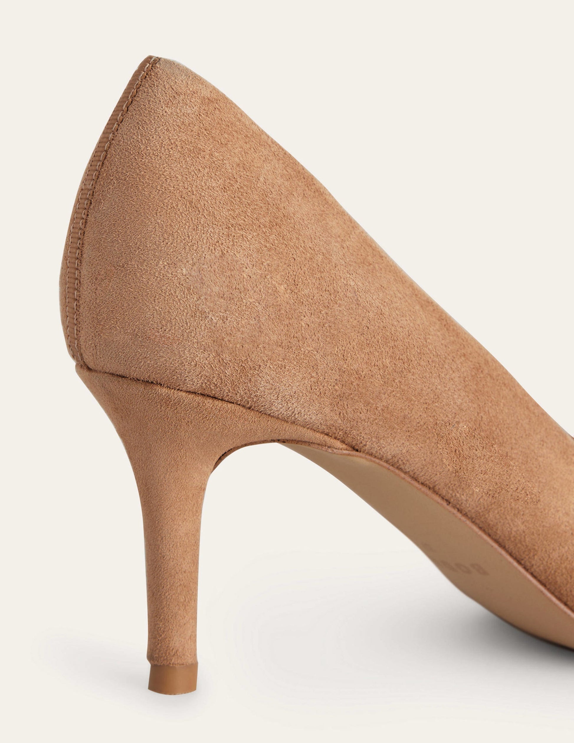 Lara Mid-Heeled Court Shoes-Maple Sugar Suede-4