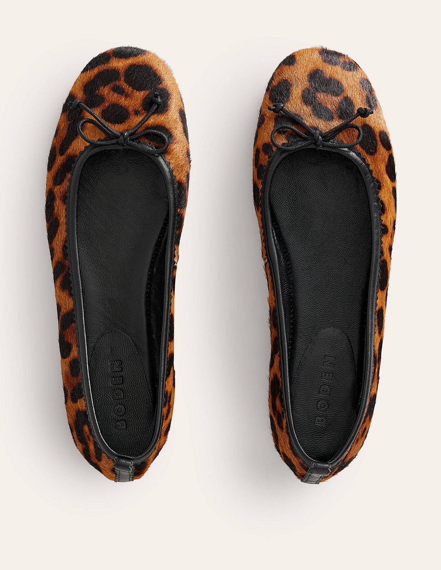 Kitty Flexi Sole Ballet Pumps-Leopard