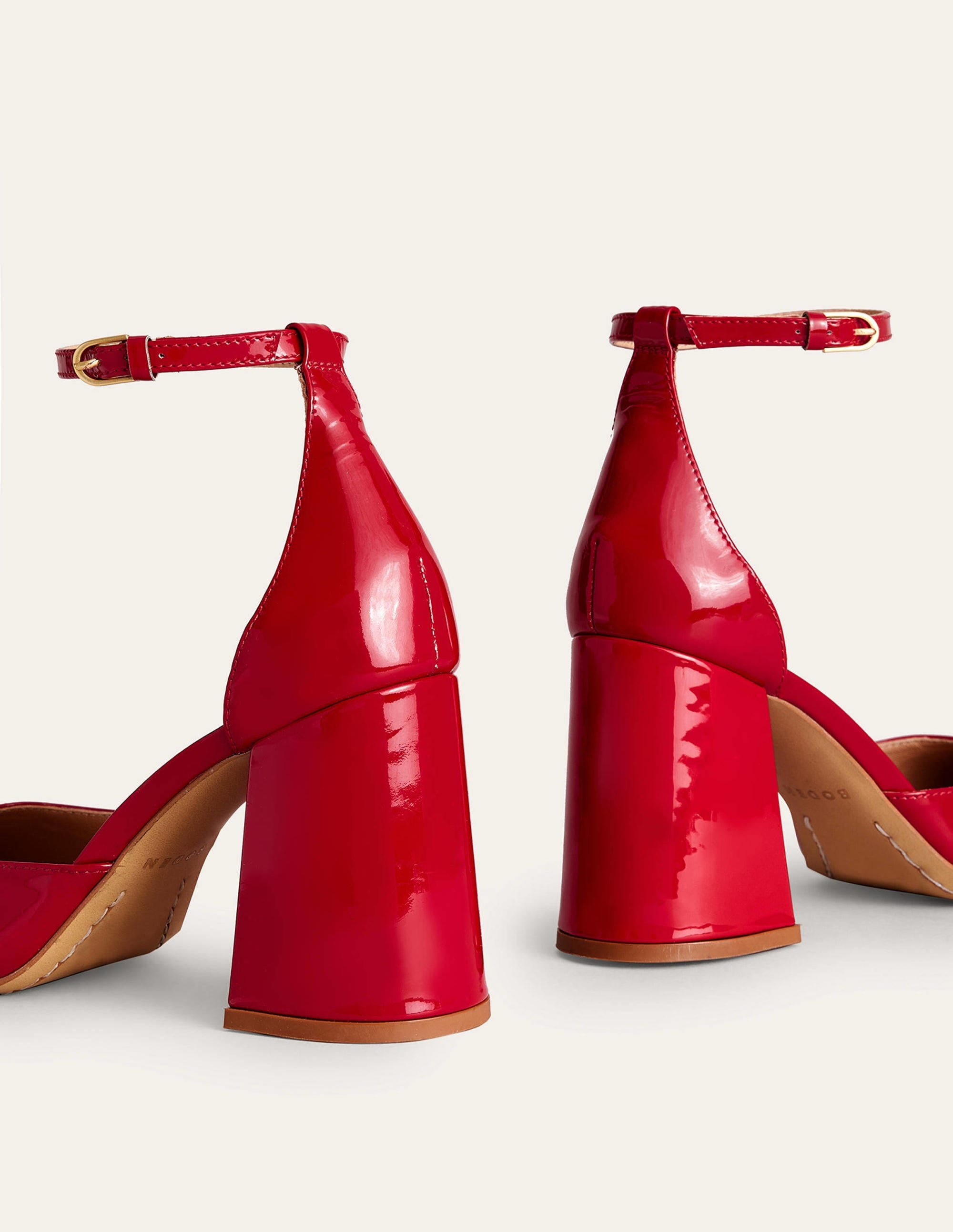 Patent-Leather Court Shoes-Hot Pepper Patent - Image 5