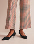 Lara Low-Heeled Court Shoes-Black