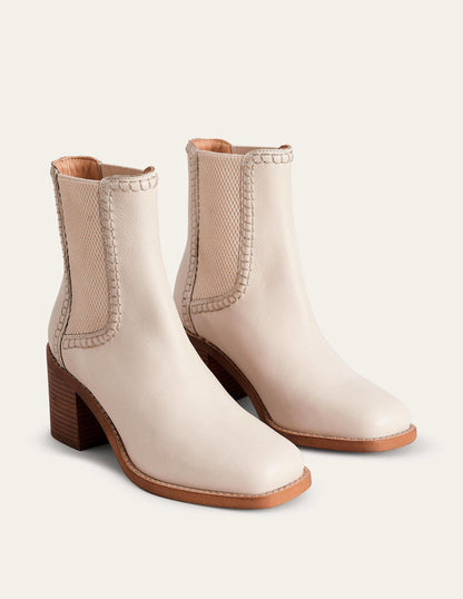 Block-Heel Chelsea Boots-Ecru Tumbled Leather-3