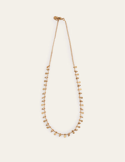 Beaded Necklace-Gold-2