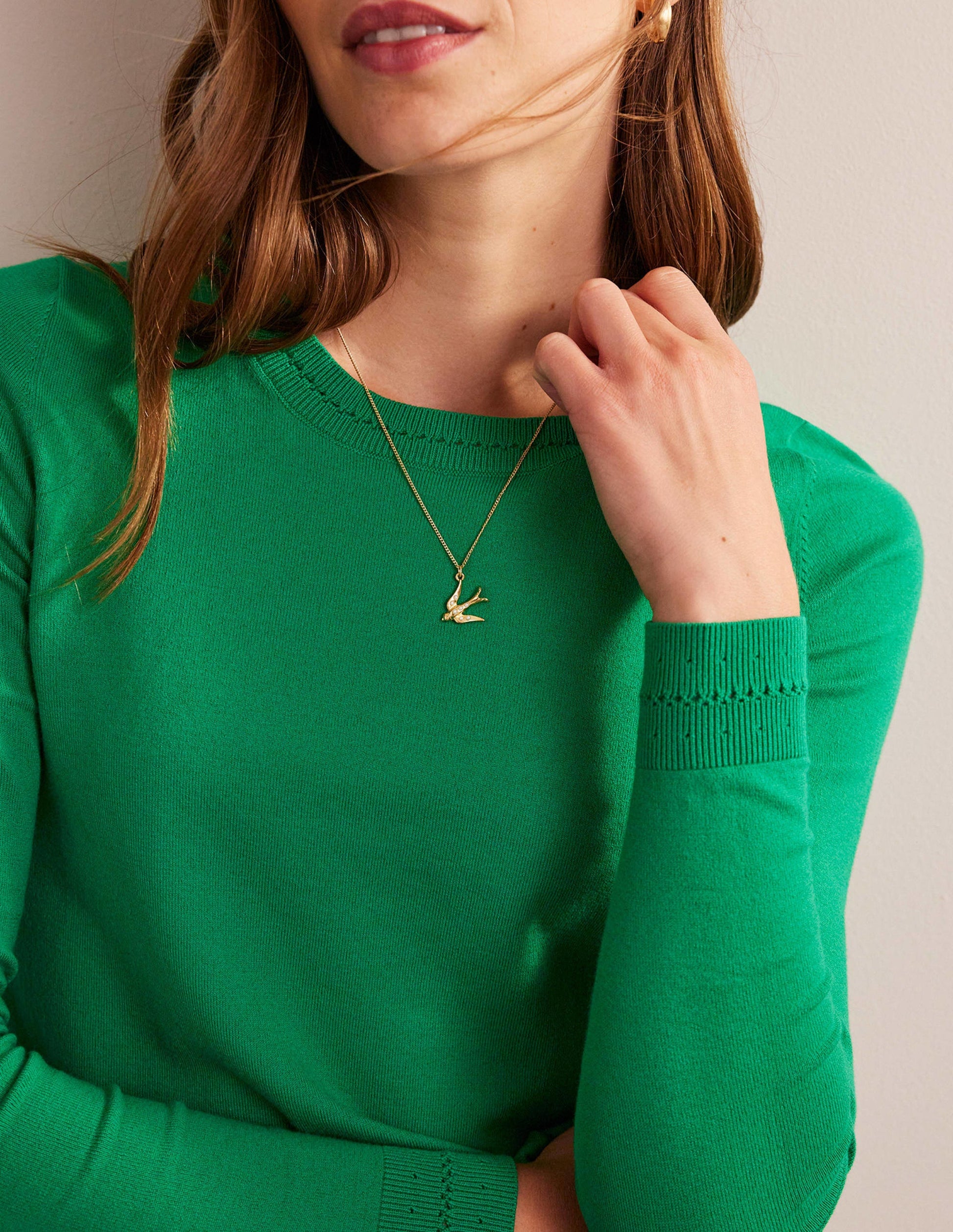 Layering Charm Necklace-Swallow-1