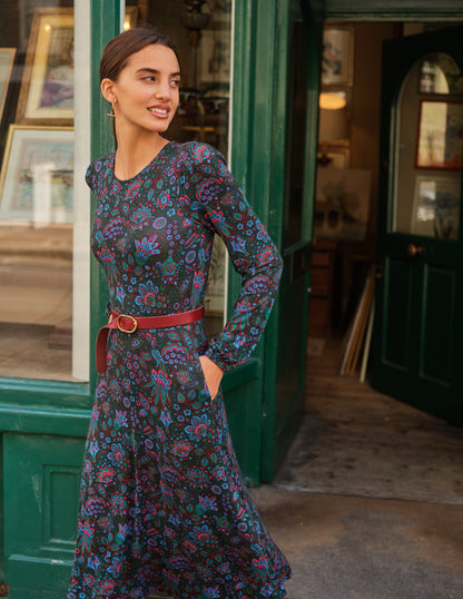 Classic Leather Belt-Dark Red-4