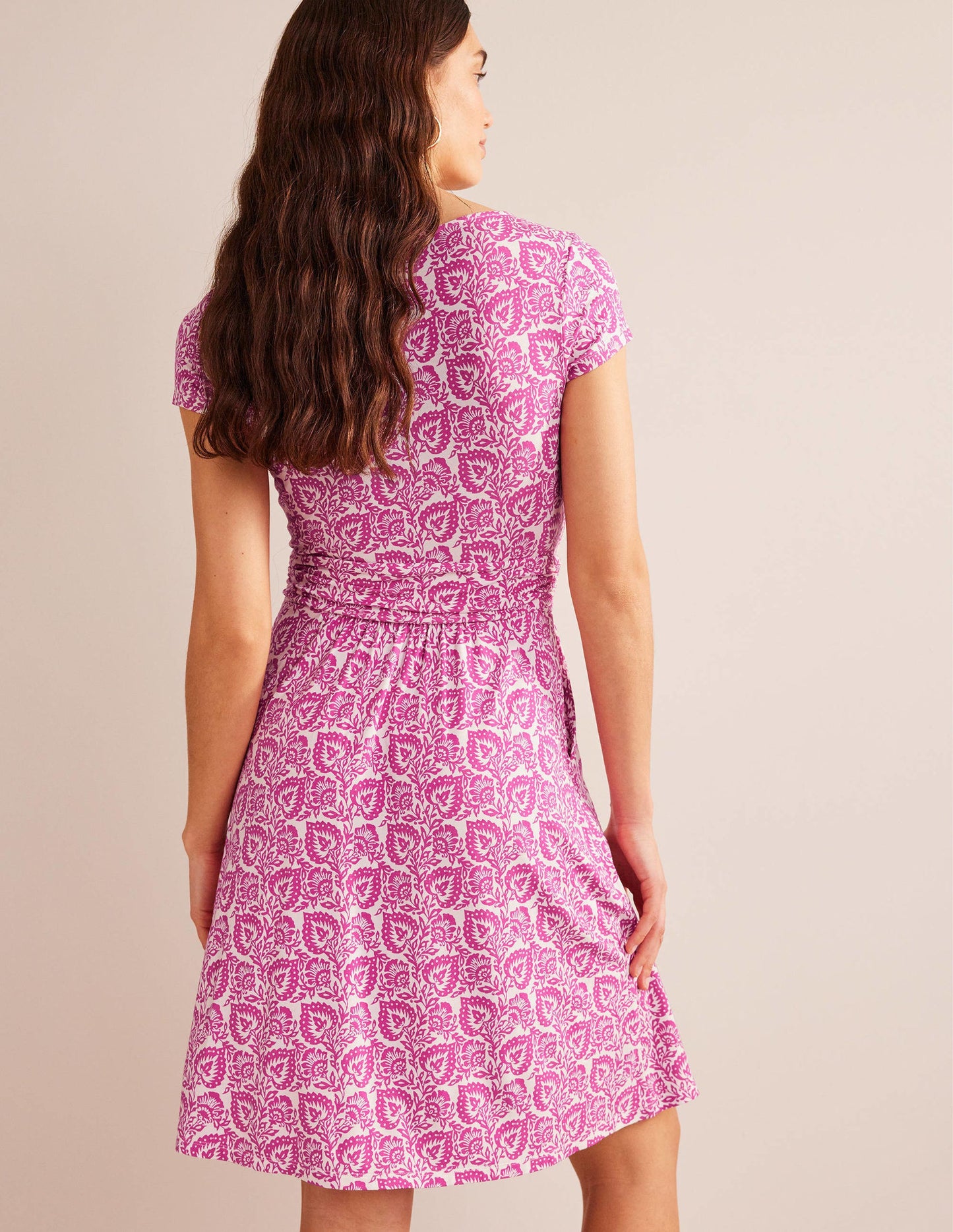 Amelie Jersey Dress-Phlox Pink, Oak Terrace