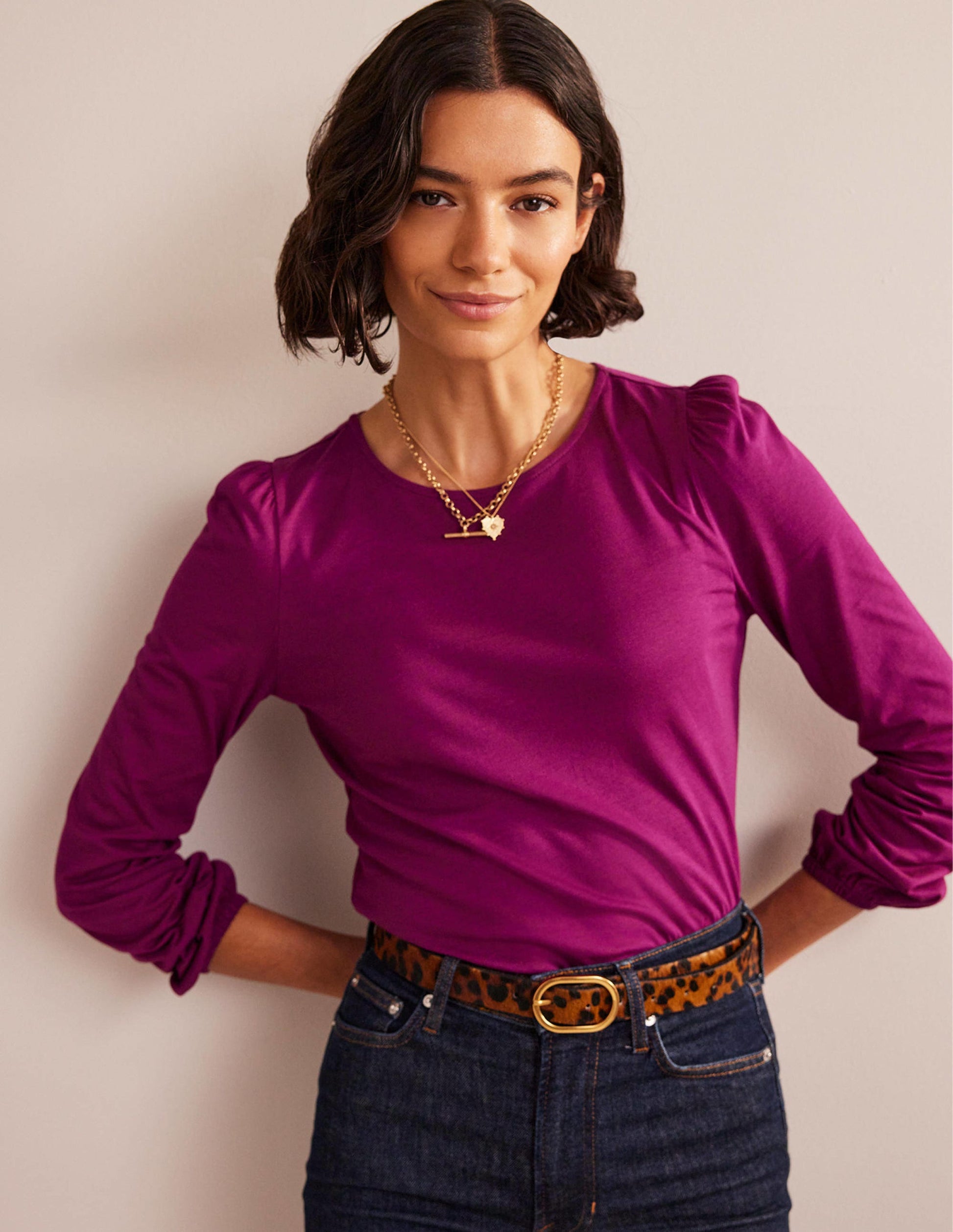 Supersoft Long Sleeve Top-Damson Berry-1
