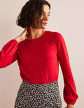 Supersoft Long Sleeve Top-Salsa