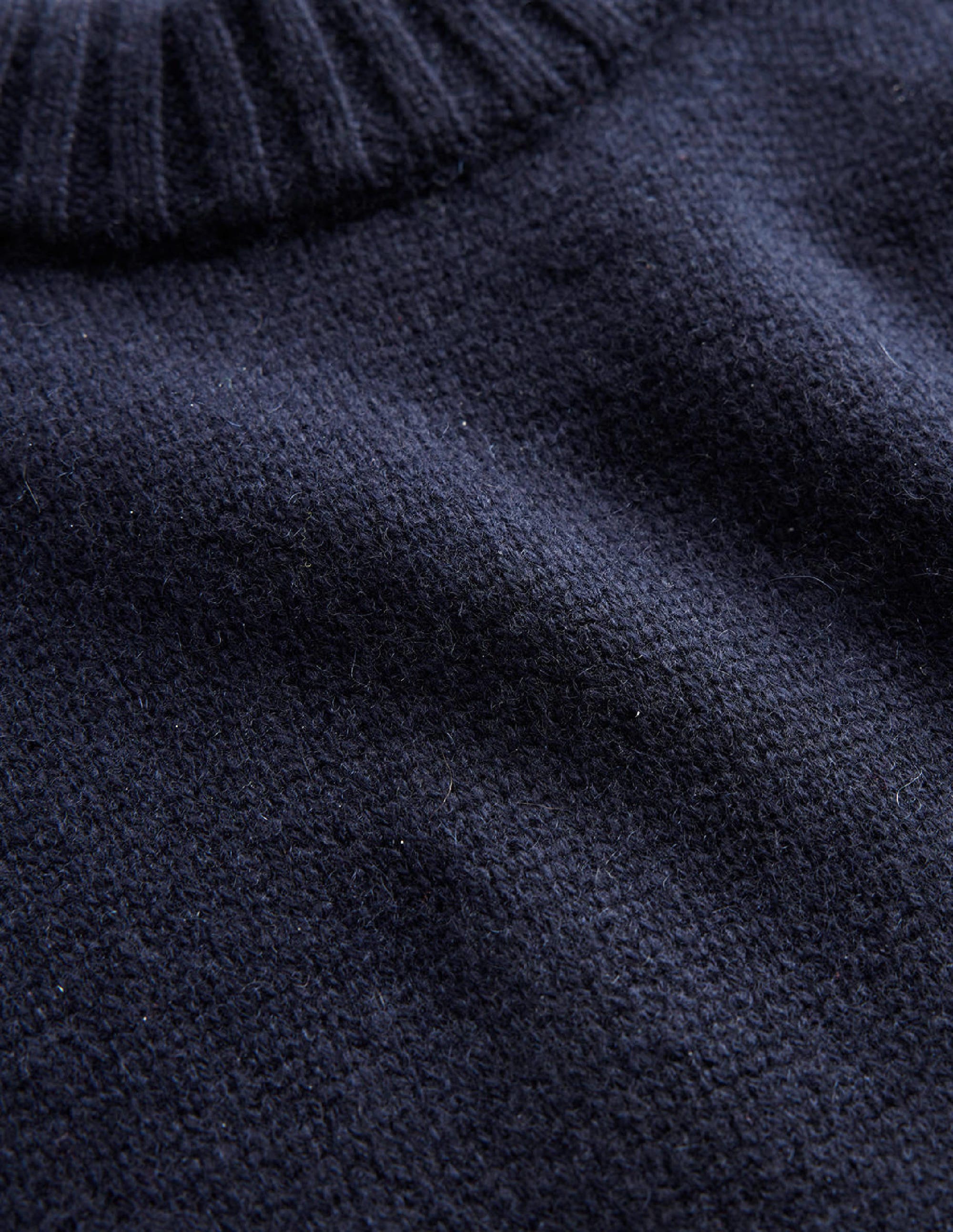 Chunky Cashmere Crew Neck Tank-navy - Image 6