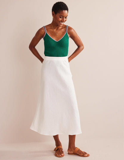 Crochet-Trim Knit Crop Vest-Bright Emerald-4