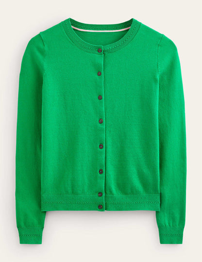 Catriona Cotton Cardigan-Fresh Mint Green-5