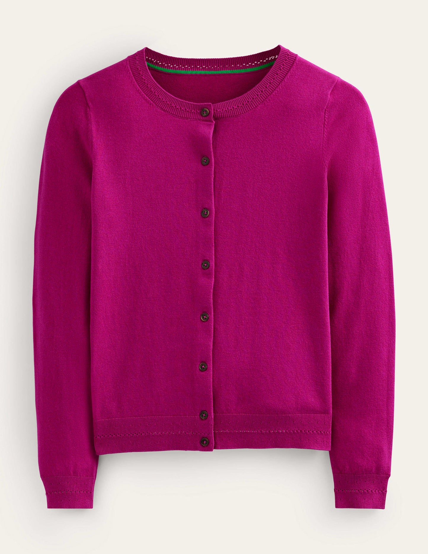 Catriona Cotton Cardigan-Festival Fuchsia