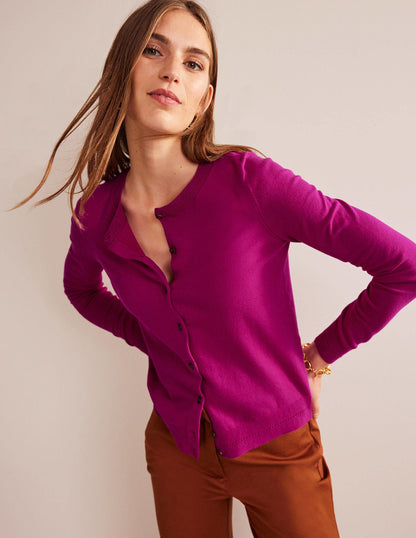 Catriona Cotton Cardigan-Festival Fuchsia-1