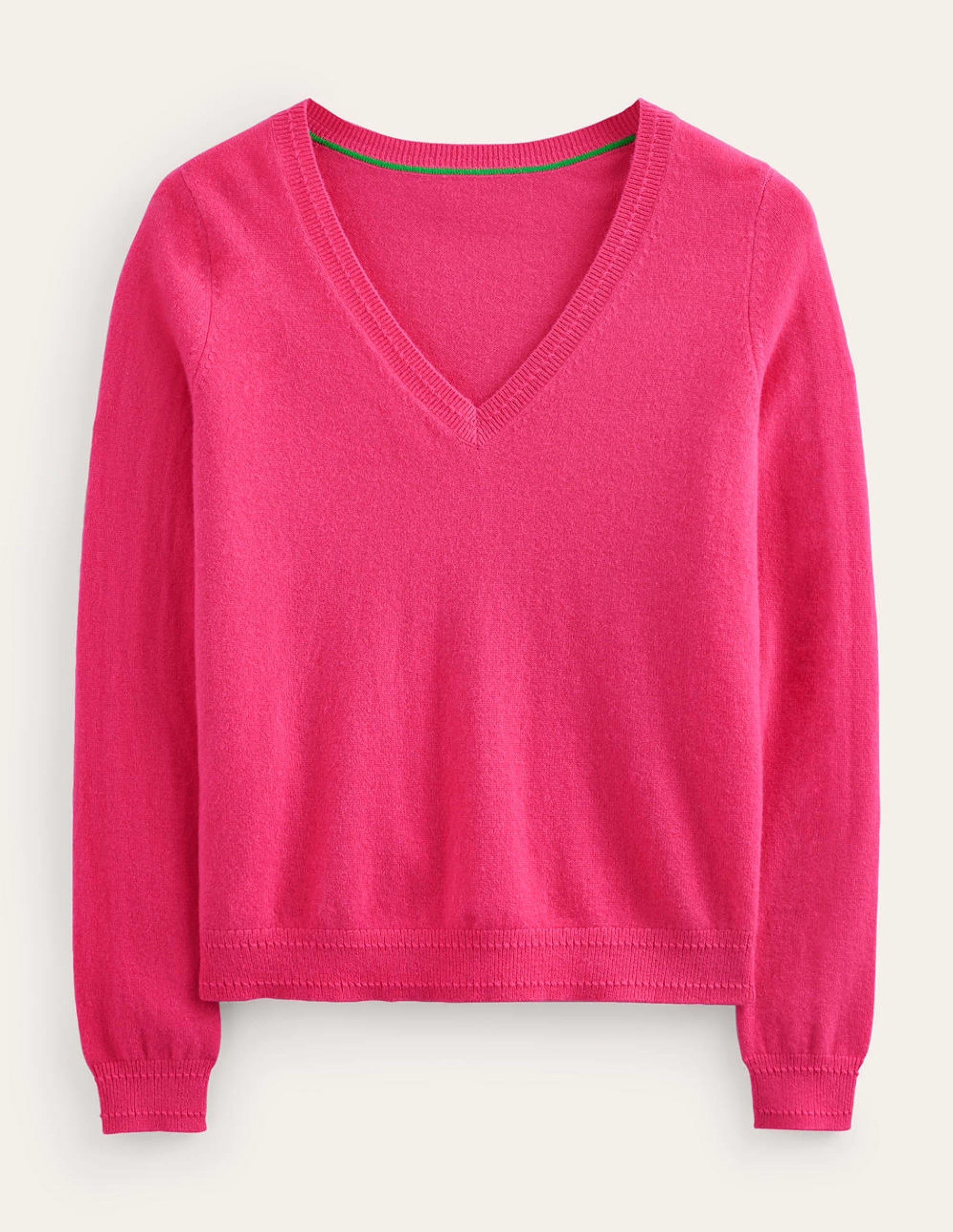 Eva Cashmere V-neck Jumper-Jazzy - Image 5