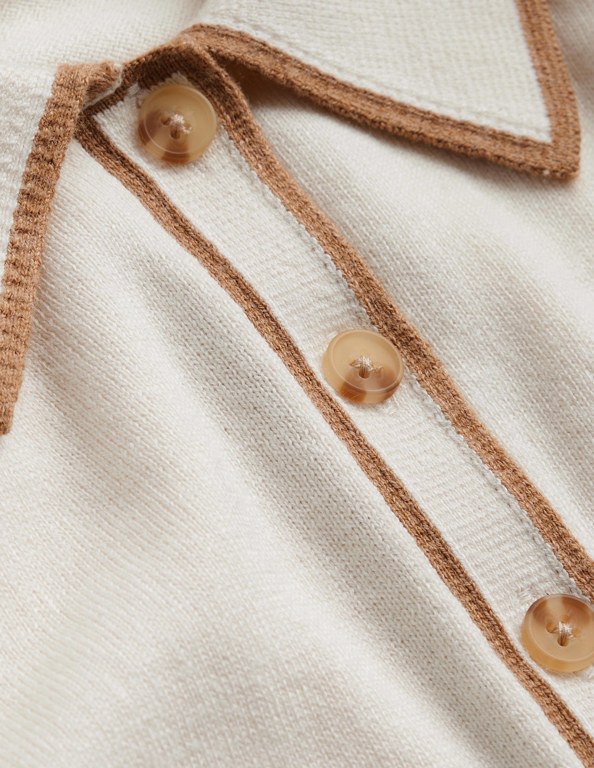 Estelle Henley Jumper-Warm Ivory - Image 6