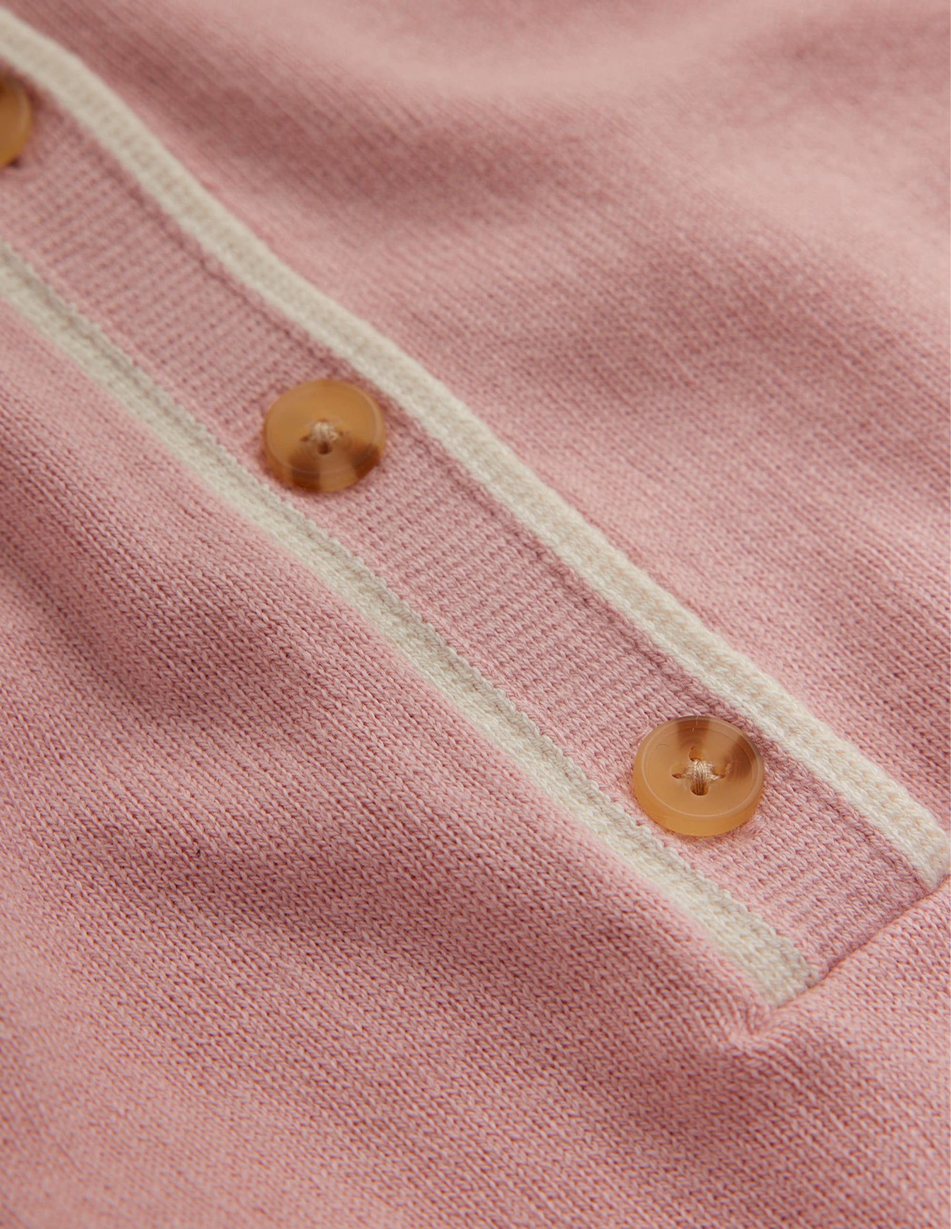 Estelle Henley Jumper-Peachskin-7