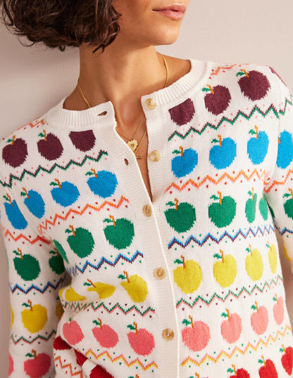 Edie Fair Isle Cardigan-Apple Fair Isle-2
