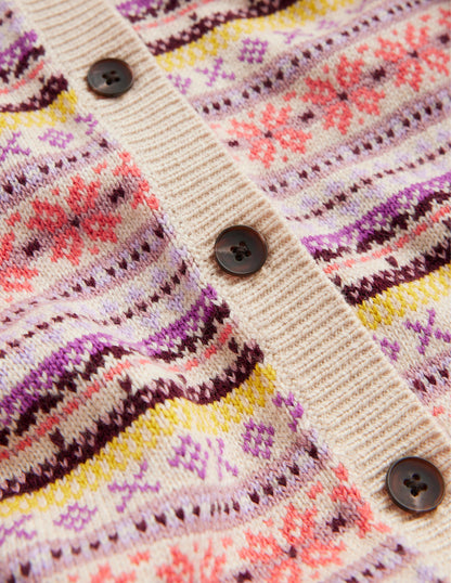 Edie Fair Isle Cardigan-Chalky Pink Fair Isle-8