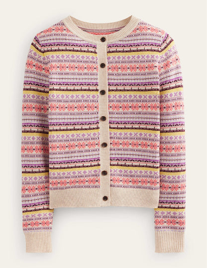 Edie Fair Isle Cardigan-Chalky Pink Fair Isle-7