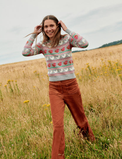 Edie Fair Isle Jumper-Nature Lover-5