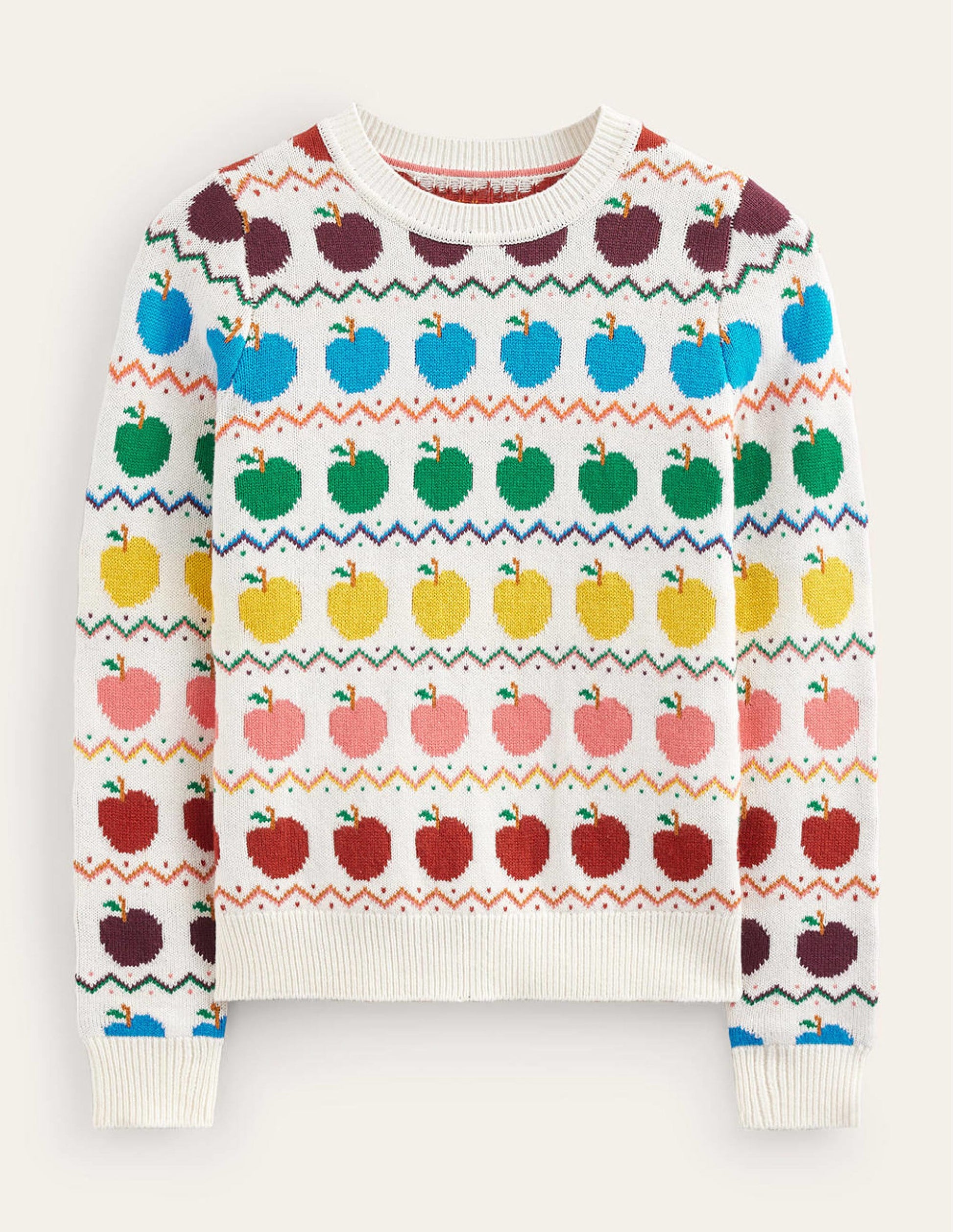 Edie Fair Isle Jumper-Apple Fair Isle-5