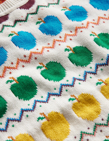 Edie Fair Isle Jumper-Apple Fair Isle-6