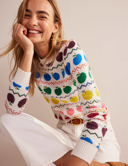 Edie Fair Isle Jumper-Apple Fair Isle-1